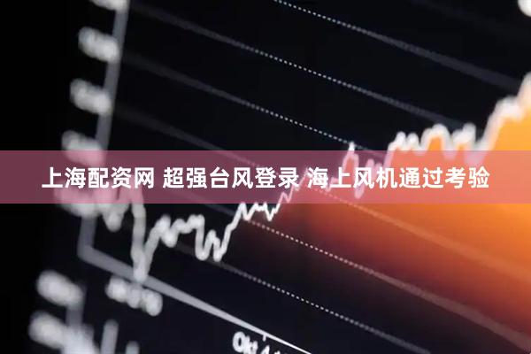 上海配资网 超强台风登录 海上风机通过考验