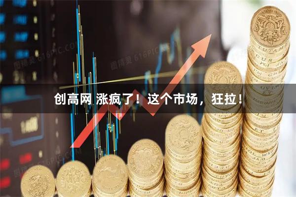 创高网 涨疯了！这个市场，狂拉！